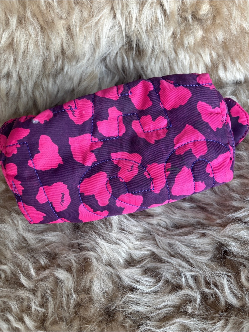 Quilted Makeup Pouch - Picture 5 of 6
